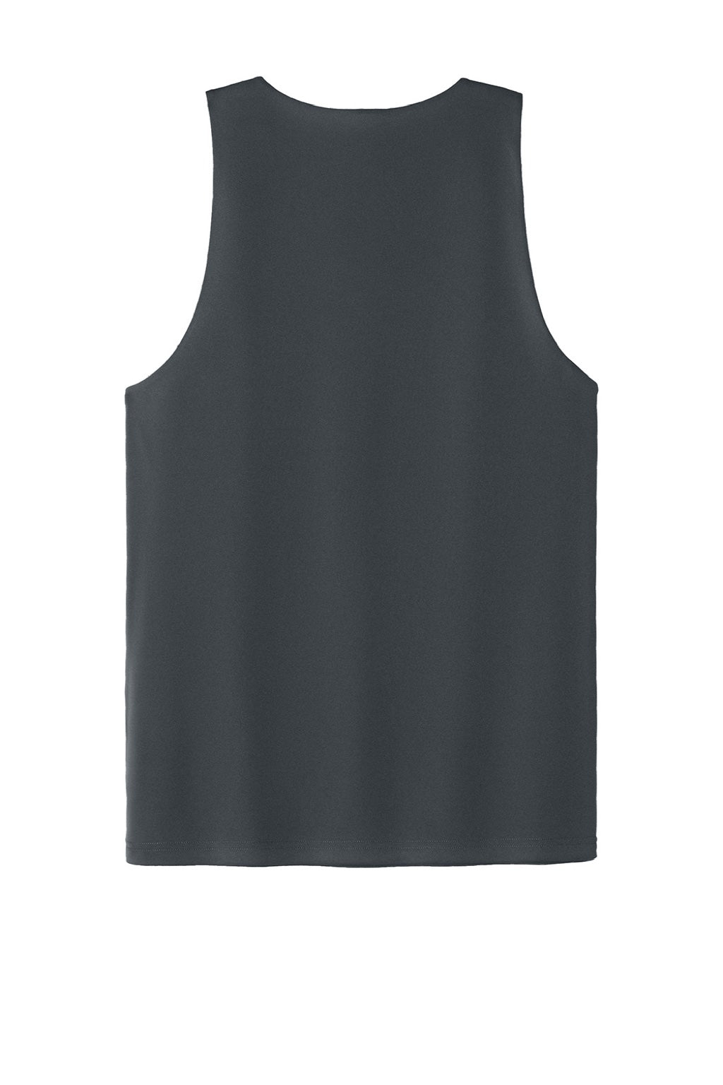 Sport-Tek ST551 Mens Moisture Wicking Competitor Rev Tank Top Iron Grey/White Flat Back