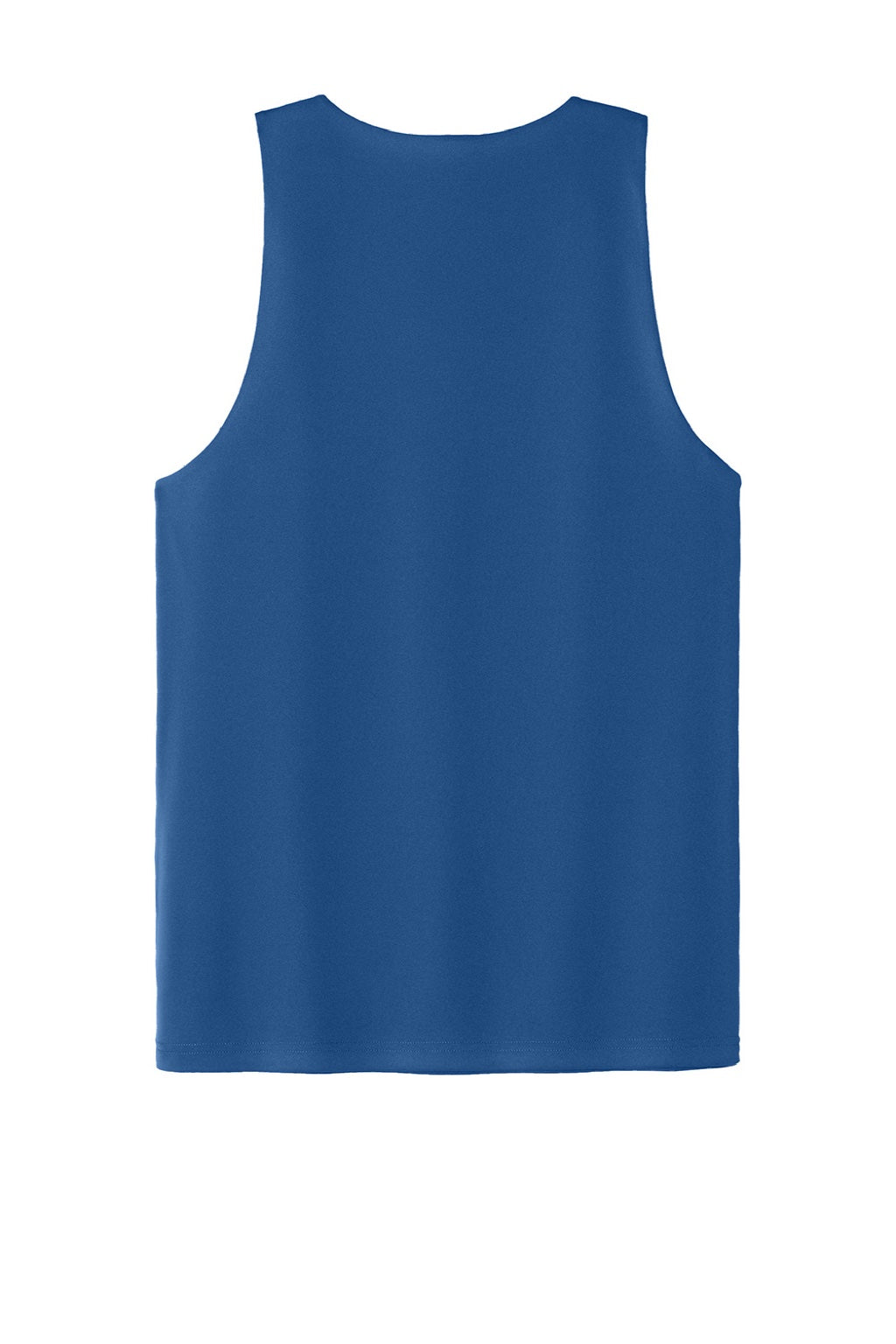 Sport-Tek ST551 Mens Moisture Wicking Competitor Rev Tank Top True Royal Blue/White Flat Back