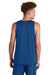 Sport-Tek ST551 Mens Moisture Wicking Competitor Rev Tank Top True Royal Blue/White Model Back