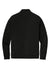 Sport-Tek ST560 Mens Flex Fleece Moisture Wicking Full Zip Sweatshirt w/ Pockets Black Flat Back