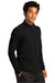 Sport-Tek ST560 Mens Flex Fleece Moisture Wicking Full Zip Sweatshirt w/ Pockets Black Model 3q