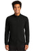 Sport-Tek ST560 Mens Flex Fleece Moisture Wicking Full Zip Sweatshirt w/ Pockets Black Model Front