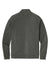 Sport-Tek ST560 Mens Flex Fleece Moisture Wicking Full Zip Sweatshirt w/ Pockets Heather Dark Grey Flat Back