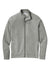Sport-Tek ST560 Mens Flex Fleece Moisture Wicking Full Zip Sweatshirt w/ Pockets Heather Light Grey Flat Front