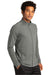 Sport-Tek ST560 Mens Flex Fleece Moisture Wicking Full Zip Sweatshirt w/ Pockets Heather Light Grey Model 3q