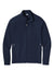Sport-Tek ST560 Mens Flex Fleece Moisture Wicking Full Zip Sweatshirt w/ Pockets True Navy Blue Flat Front