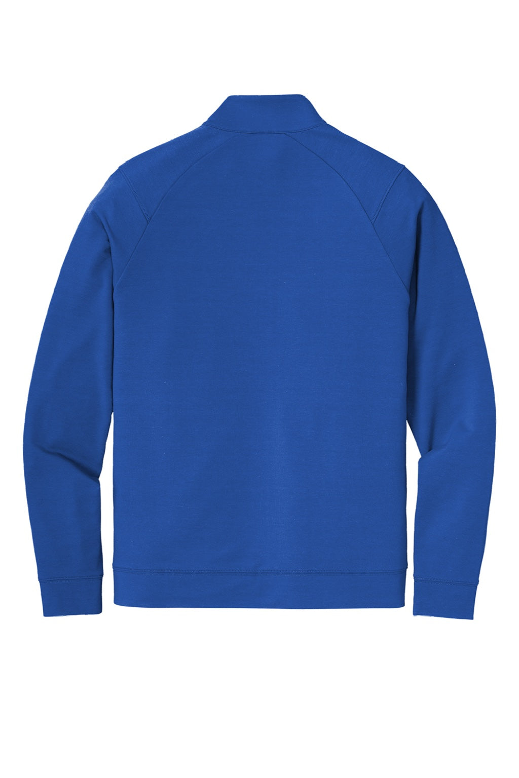Sport-Tek ST560 Mens Flex Fleece Moisture Wicking Full Zip Sweatshirt w/ Pockets True Royal Blue Flat Back