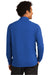 Sport-Tek ST560 Mens Flex Fleece Moisture Wicking Full Zip Sweatshirt w/ Pockets True Royal Blue Model Back