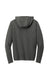 Sport-Tek ST562 Mens Flex Fleece Moisture Wicking Hooded Sweatshirt Hoodie w/ Pockets Heather Dark Grey Flat Back