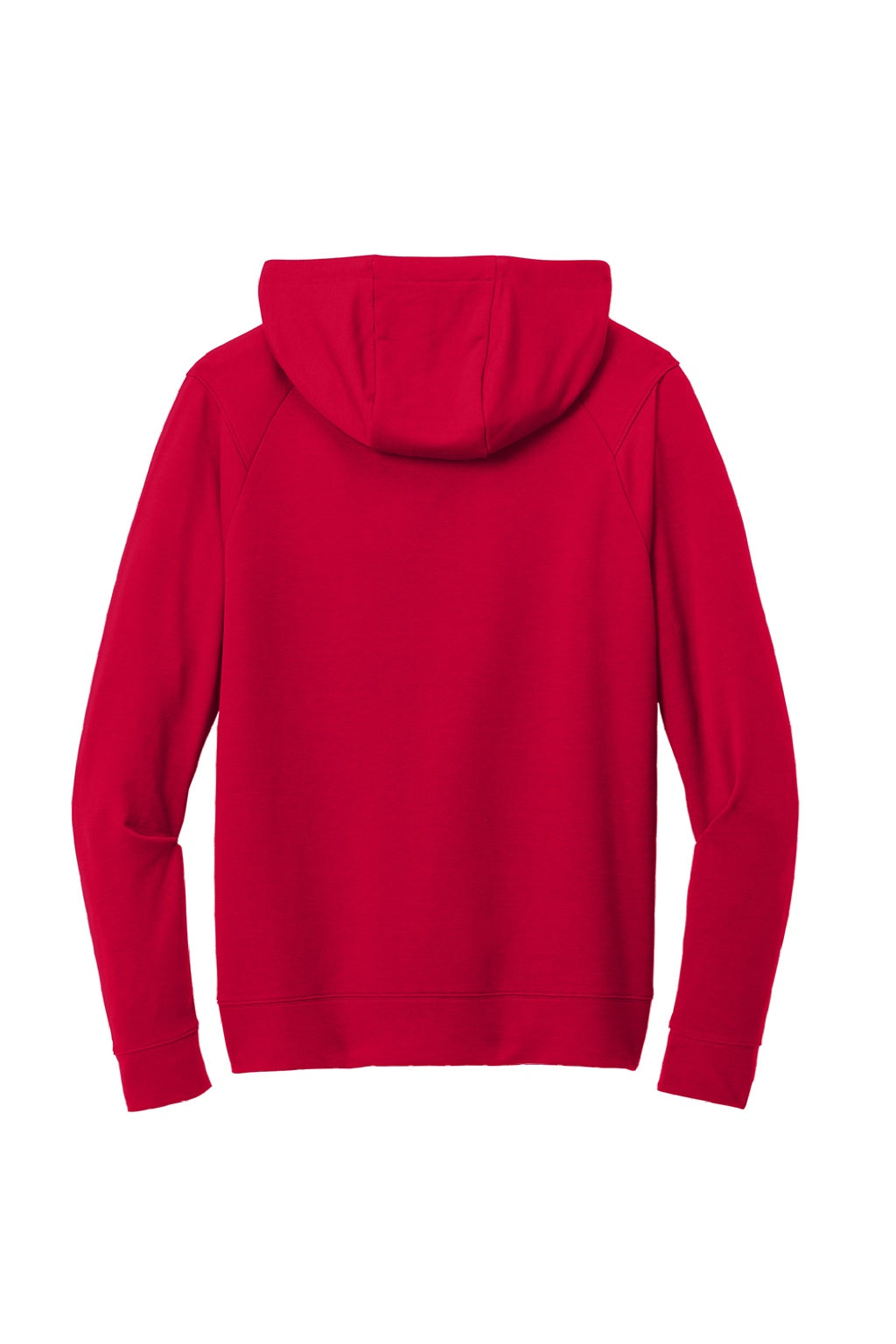 Sport-Tek ST562 Mens Flex Fleece Moisture Wicking Hooded Sweatshirt Hoodie w/ Pockets Deep Red Flat Back