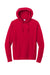Sport-Tek ST562 Mens Flex Fleece Moisture Wicking Hooded Sweatshirt Hoodie w/ Pockets Deep Red Flat Front