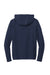 Sport-Tek ST562 Mens Flex Fleece Moisture Wicking Hooded Sweatshirt Hoodie w/ Pockets True Navy Blue Flat Back
