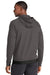 Sport-Tek ST570 Mens Strive PosiCharge Full Zip Hooded Sweatshirt Hoodie w/ Pockets Graphite Grey Model Back
