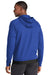 Sport-Tek ST570 Mens Strive PosiCharge Full Zip Hooded Sweatshirt Hoodie w/ Pockets True Royal Blue Model Back