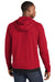 Sport-Tek ST571 Mens Strive PosiCharge Hooded Sweatshirt Hoodie w/ Pouch Pocket Deep Red Model Back