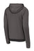 Sport-Tek ST571 Mens Strive PosiCharge Hooded Sweatshirt Hoodie w/ Pouch Pocket Graphite Grey Flat Back