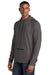 Sport-Tek ST571 Mens Strive PosiCharge Hooded Sweatshirt Hoodie w/ Pouch Pocket Graphite Grey Model 3q