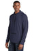 Sport-Tek ST571 Mens Strive PosiCharge Hooded Sweatshirt Hoodie w/ Pouch Pocket True Navy Blue Model 3q