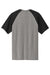 Sport-Tek ST6040 Mens Halftime Raglan Short Sleeve Crewneck T-Shirt Heather Vintage Grey/Black Flat Back