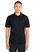 Sport-Tek ST650/TST650 Mens Sport-Wick Moisture Wicking Short Sleeve Polo Shirt Black Model Front
