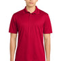 Sport-Tek Mens Sport-Wick Moisture Wicking Short Sleeve Polo Shirt - Deep Red