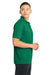 Sport-Tek ST650/TST650 Mens Sport-Wick Moisture Wicking Short Sleeve Polo Shirt Kelly Green Model Side