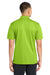Sport-Tek ST650/TST650 Mens Sport-Wick Moisture Wicking Short Sleeve Polo Shirt Lime Shock Green Model Back