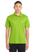 Sport-Tek ST650/TST650 Mens Sport-Wick Moisture Wicking Short Sleeve Polo Shirt Lime Shock Green Model Front