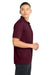 Sport-Tek ST650/TST650 Mens Sport-Wick Moisture Wicking Short Sleeve Polo Shirt Maroon Model Side