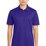 Sport-Tek Mens Sport-Wick Moisture Wicking Short Sleeve Polo Shirt - Purple