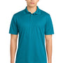 Sport-Tek Mens Sport-Wick Moisture Wicking Short Sleeve Polo Shirt - Tropic Blue