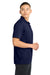 Sport-Tek ST650/TST650 Mens Sport-Wick Moisture Wicking Short Sleeve Polo Shirt True Navy Blue Model Side
