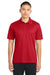Sport-Tek ST650/TST650 Mens Sport-Wick Moisture Wicking Short Sleeve Polo Shirt True Red Model Front