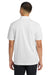 Sport-Tek ST650/TST650 Mens Sport-Wick Moisture Wicking Short Sleeve Polo Shirt White Model Back