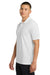 Sport-Tek ST650/TST650 Mens Sport-Wick Moisture Wicking Short Sleeve Polo Shirt White Model Side
