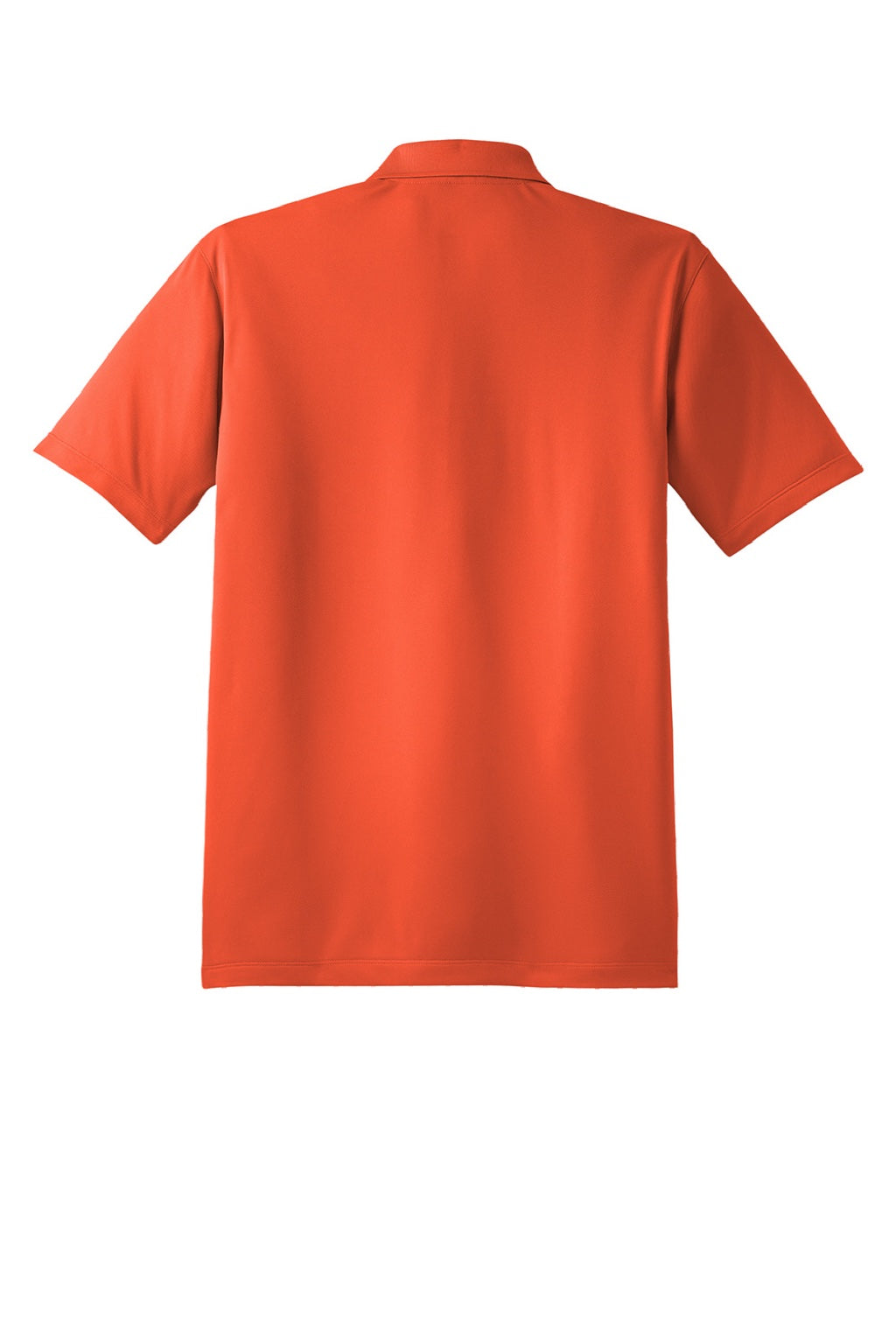 Sport-Tek ST650/TST650 Mens Sport-Wick Moisture Wicking Short Sleeve Polo Shirt Deep Orange Flat Back