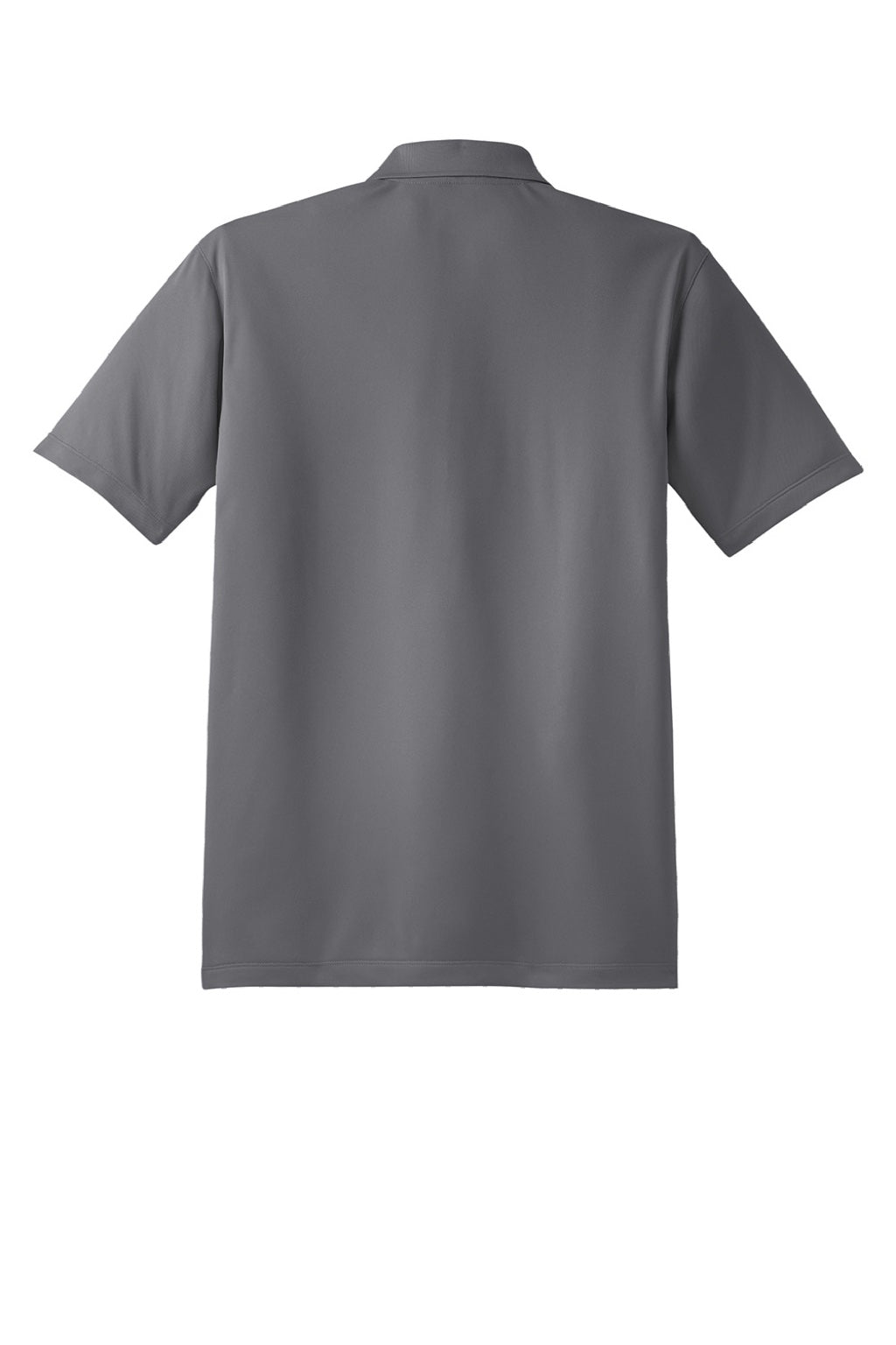 Sport-Tek ST650/TST650 Mens Sport-Wick Moisture Wicking Short Sleeve Polo Shirt Concrete Grey Flat Back