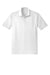 Sport-Tek ST650/TST650 Mens Sport-Wick Moisture Wicking Short Sleeve Polo Shirt White Flat Front