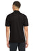 Sport-Tek ST651 Mens Sport-Wick Moisture Wicking Short Sleeve Polo Shirt w/ Pocket Black Model Back