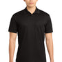 Sport-Tek Mens Sport-Wick Moisture Wicking Short Sleeve Polo Shirt w/ Pocket - Black