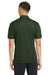 Sport-Tek ST651 Mens Sport-Wick Moisture Wicking Short Sleeve Polo Shirt w/ Pocket Forest Green Model Back