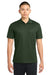 Sport-Tek ST651 Mens Sport-Wick Moisture Wicking Short Sleeve Polo Shirt w/ Pocket Forest Green Model Front