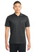 Sport-Tek ST651 Mens Sport-Wick Moisture Wicking Short Sleeve Polo Shirt w/ Pocket Iron Grey Model Front
