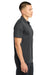 Sport-Tek ST651 Mens Sport-Wick Moisture Wicking Short Sleeve Polo Shirt w/ Pocket Iron Grey Model Side