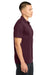 Sport-Tek ST651 Mens Sport-Wick Moisture Wicking Short Sleeve Polo Shirt w/ Pocket Maroon Model Side