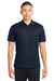 Sport-Tek ST651 Mens Sport-Wick Moisture Wicking Short Sleeve Polo Shirt w/ Pocket True Navy Blue Model Front