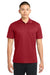 Sport-Tek ST651 Mens Sport-Wick Moisture Wicking Short Sleeve Polo Shirt w/ Pocket True Red Model Front