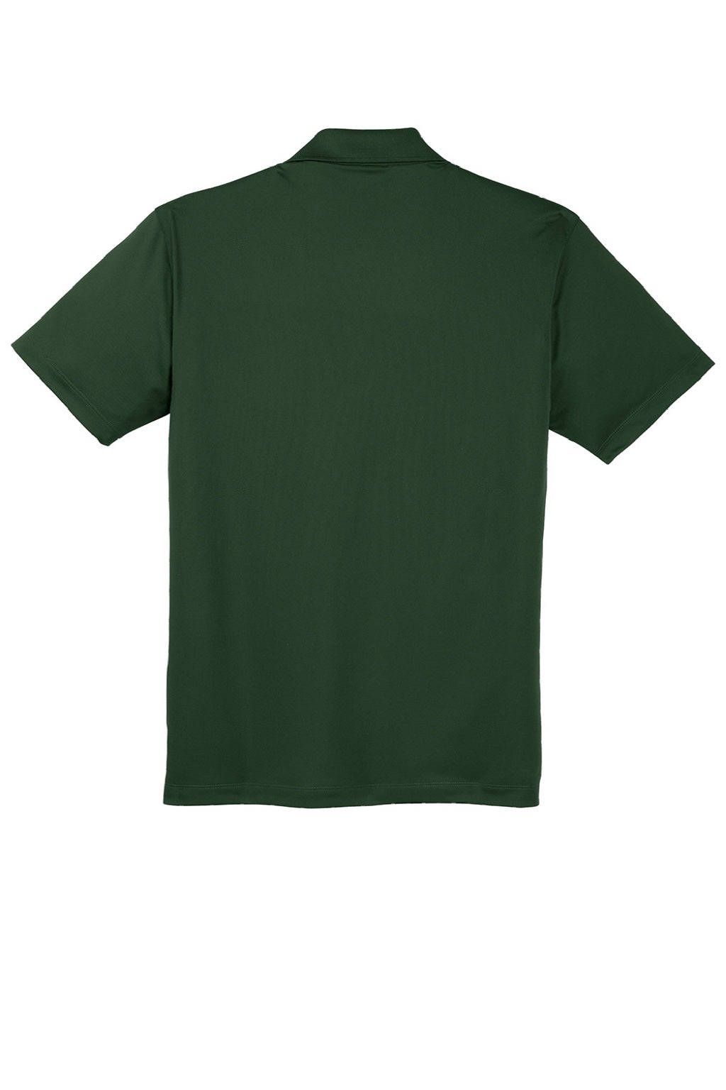 Sport-Tek ST651 Mens Sport-Wick Moisture Wicking Short Sleeve Polo Shirt w/ Pocket Forest Green Flat Back