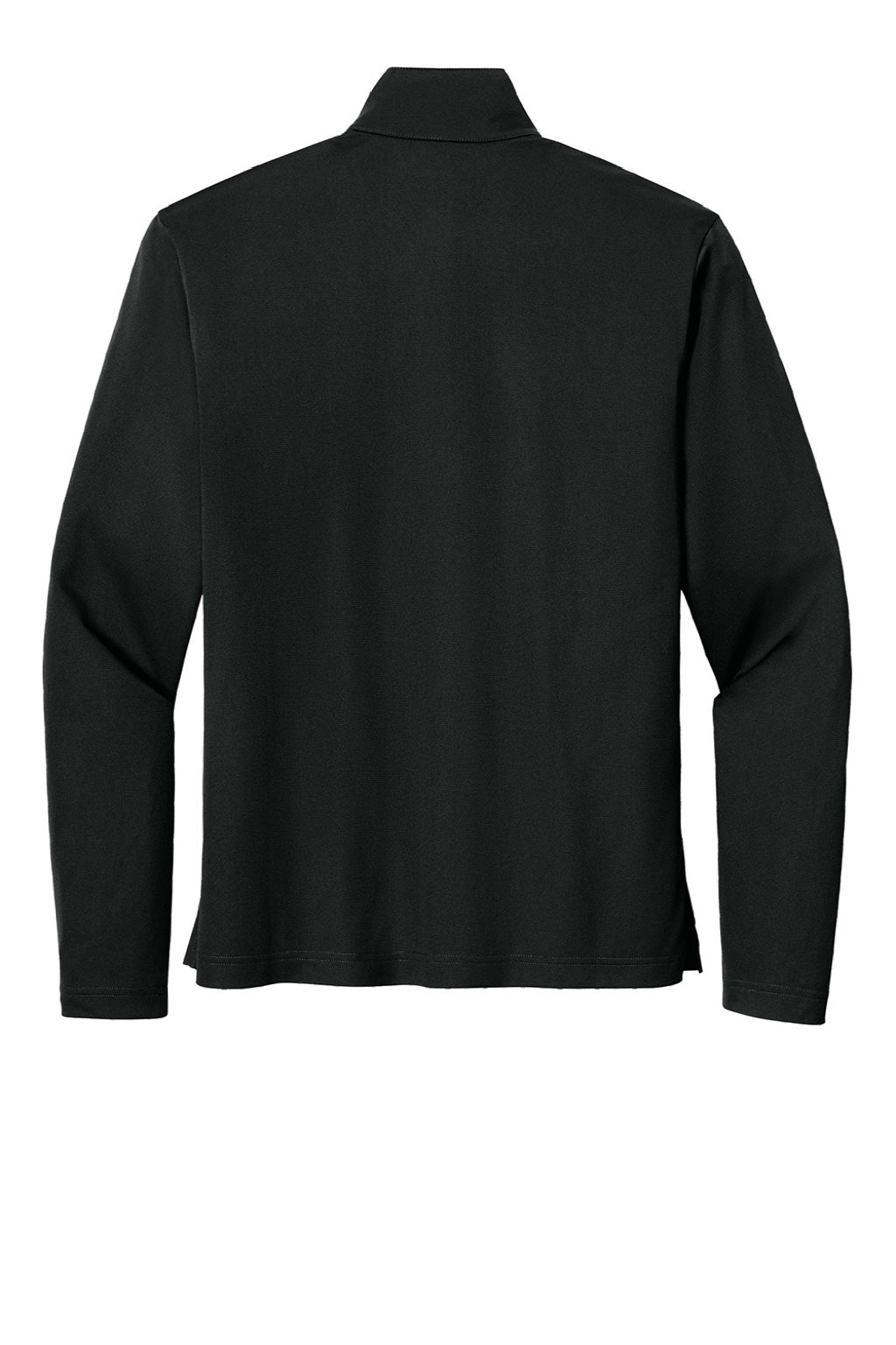 Sport-Tek ST672 Mens Micropique Sport-Wick 1/4 Zip Sweatshirt Black Flat Back