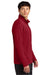 Sport-Tek ST672 Mens Micropique Sport-Wick 1/4 Zip Sweatshirt Deep Red Model Side